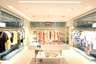 Boutiques "Ferre Milano", "Richmond", "DVF", "Agent Provocateur"